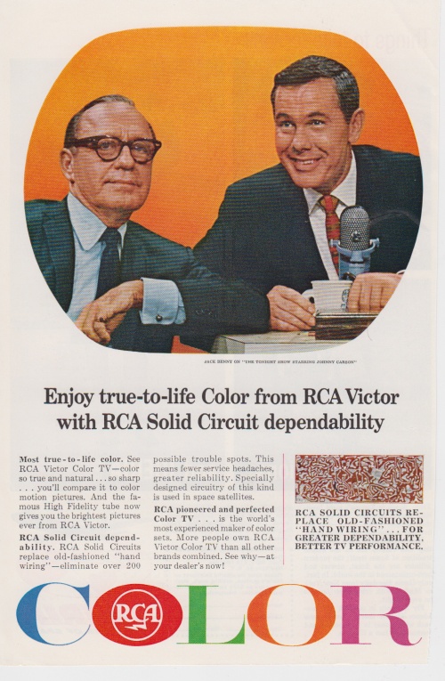 1965 RCA Color Televisions - Jack Benny, Johnny Carson